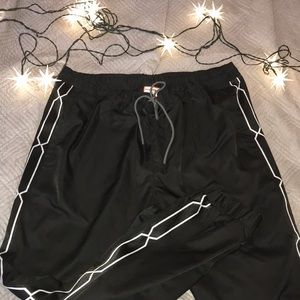 Black Target Hunter joggers with White detail